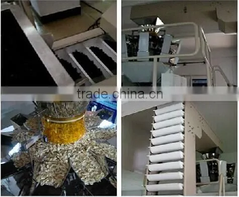 JOIE JEV-420G Automatic Vertical FFS small snack food plantain pringles crisps packaging machine withmultihead weigher