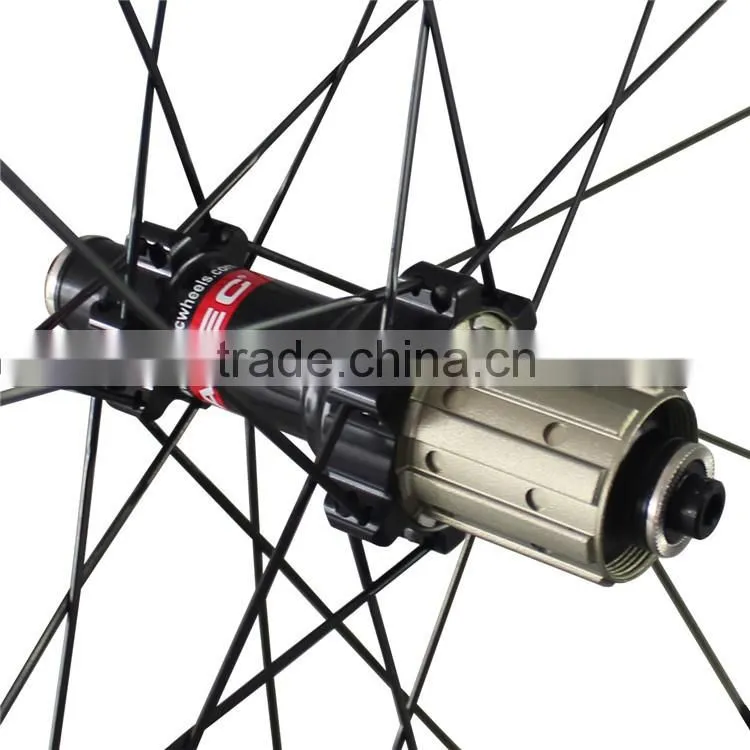 new 23mm width 50mm clincher Novate hub Sapim spoke road bike carbon clincher wheels 50C