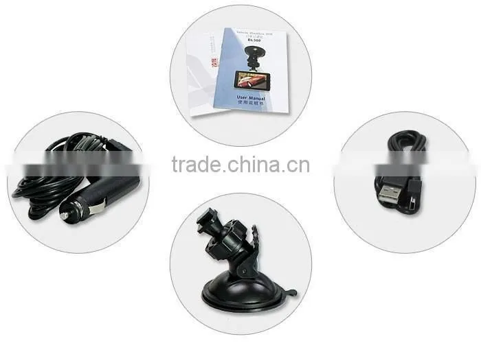 G2W Car DVR 1080P Full HD 30FPS Camera 3.0" Screen 140 Degree Wide Angle G-sensor Video Recorder Metal Shell