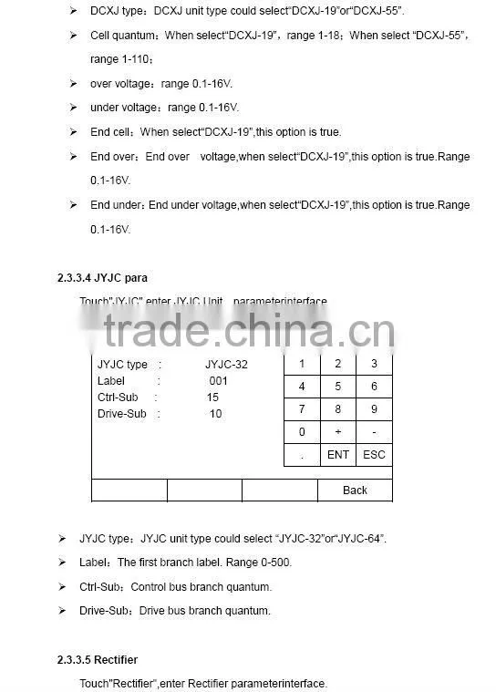 LCD substation power supply control and management system