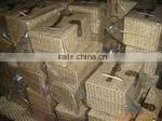 Handwoven rect paper basket for storage