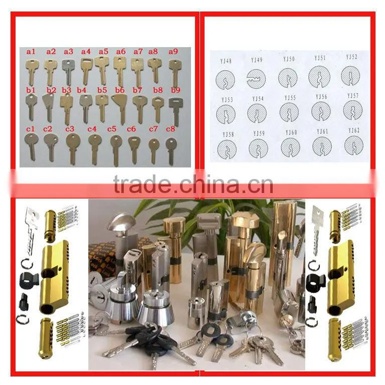 fixed cylinder puller door lock