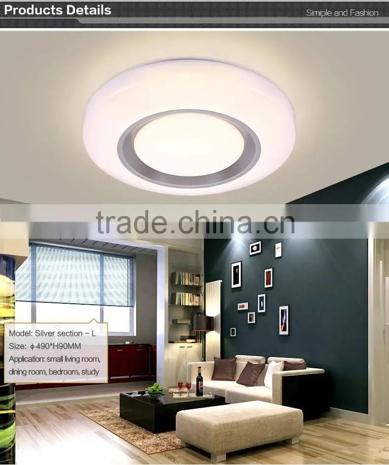 2016 hot sales led flush mount ceiling light small round 5 years gurantee 24 to 48W