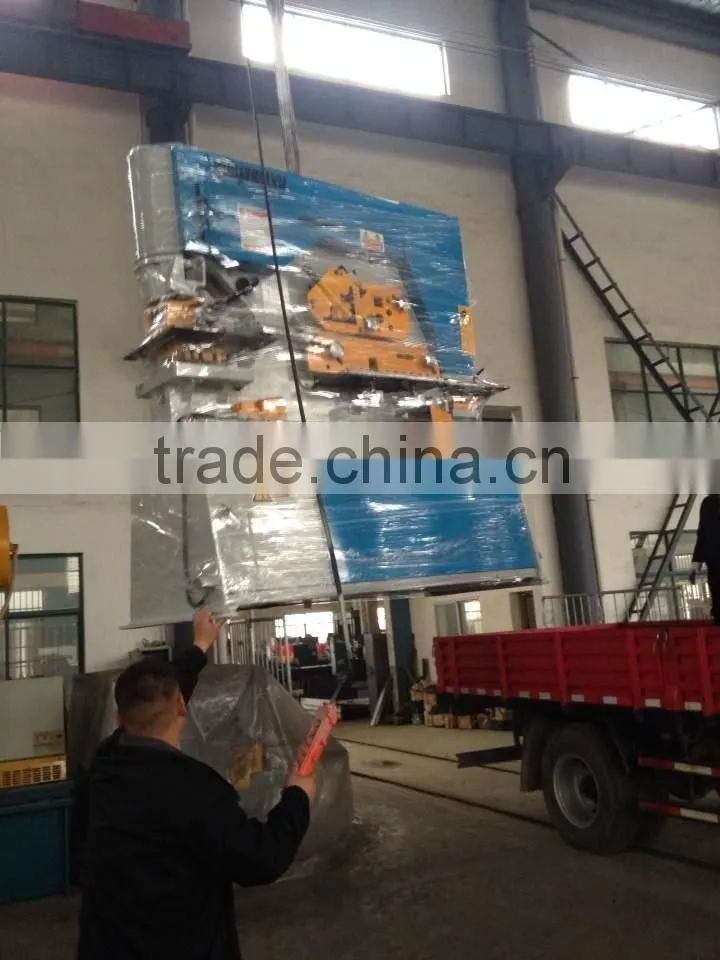 Q35Y-16 hydraulic ironworker for channel steel shearing and I steel cutting