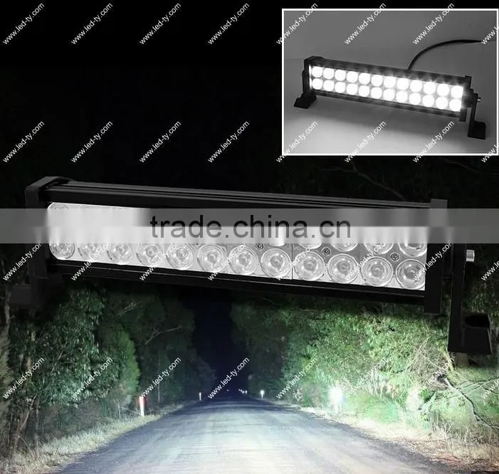 72W Epistar LED Offroad Light Bar Jeep Motorcycle Headlight Driving Light Bar