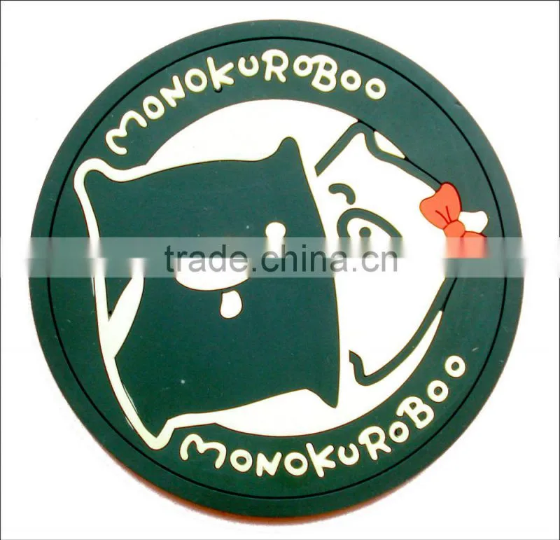 Eco-friendly atbc-pvc infuser coaster / tea cup coaster