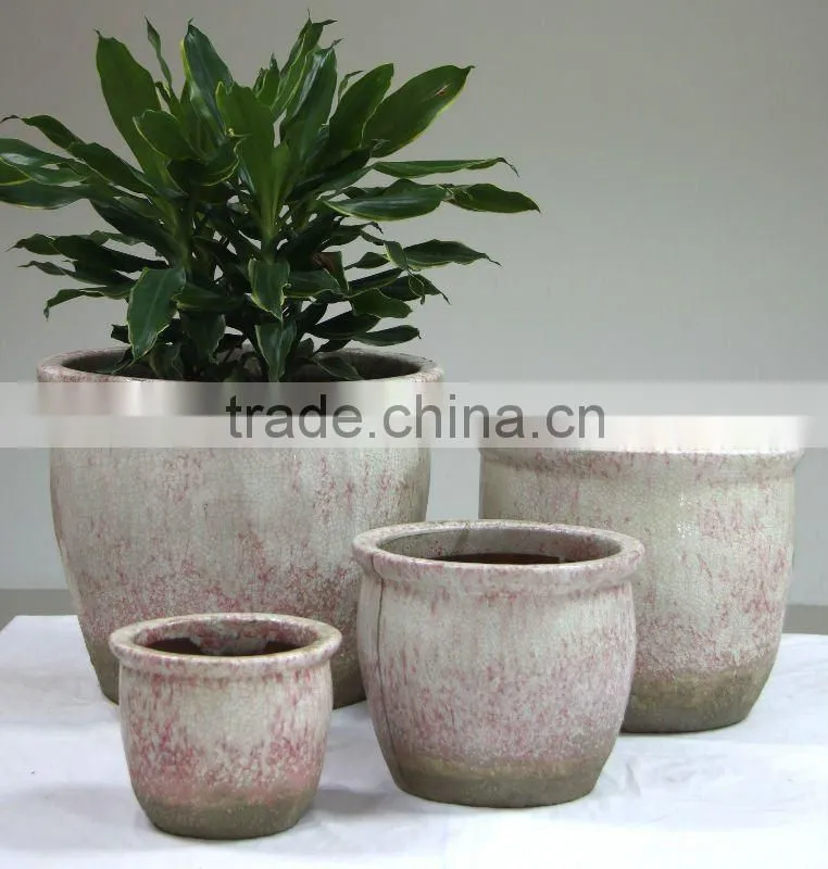 large pottery garden pot
