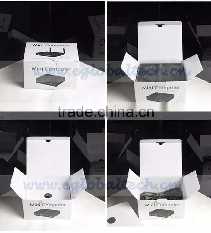 Smallest Mini PC HTPC Baytrail Intel Celeron Dual Core N2810 2GB RAM 16GB SSD laptop computer Car PC