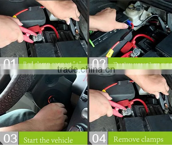 sunpow 13600mAh Lithium Battery power bank 12V Auto Portable Mini car booster Multi-Function 12v car jump starter