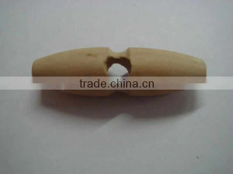 2015 fashion used natural wood sewing horn button