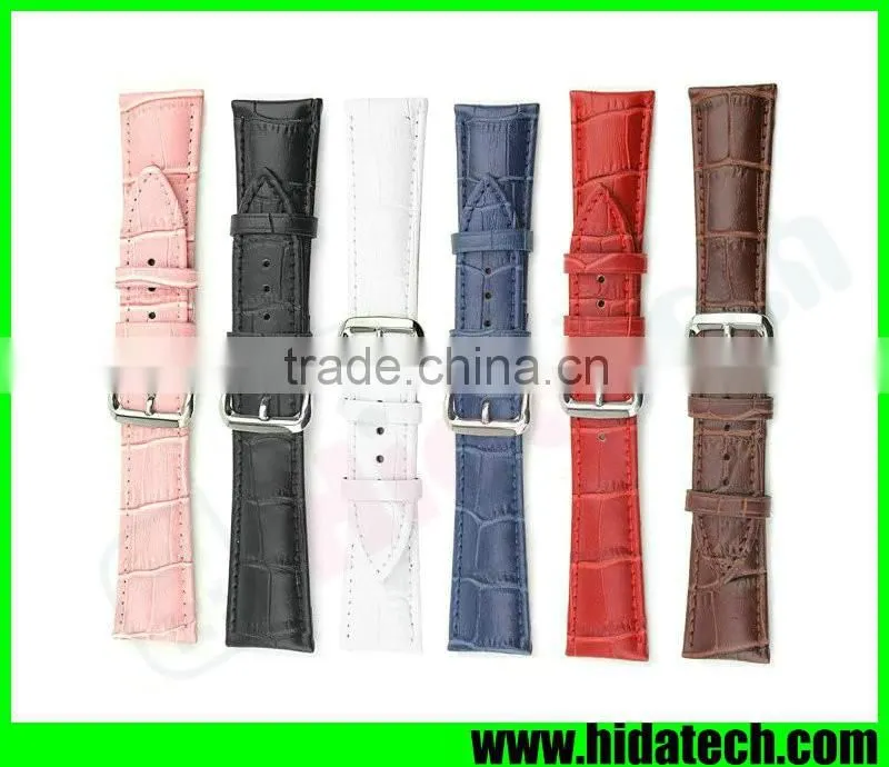 Wholesale Crocodile Pattern Genuine Leather Strap for Apple Watch Band