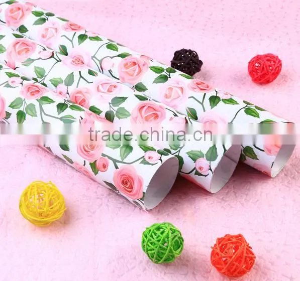 Custom flower wrapping tissue paper