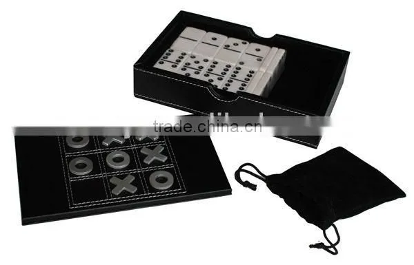PU/PVC domino case with domino