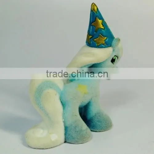 my little pony beautiful color flocking toys