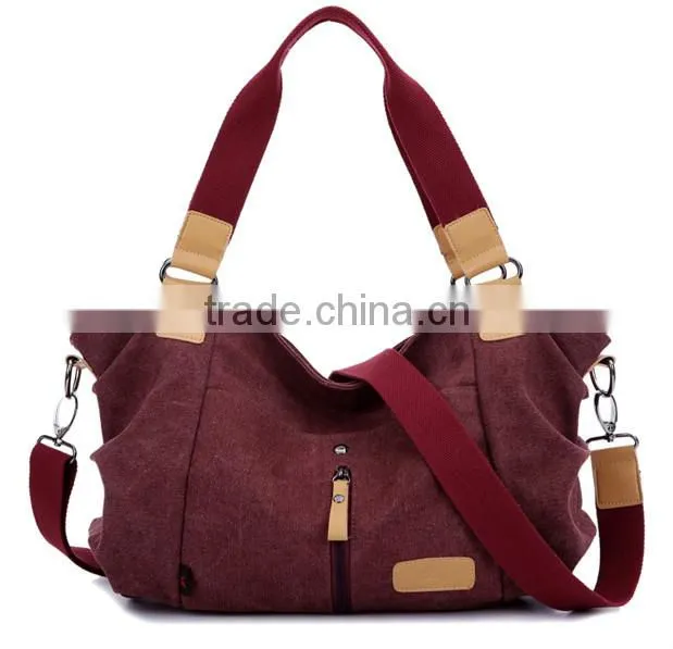 2014 Fashion design custom canvas bag tote bag wholesale canvas bag