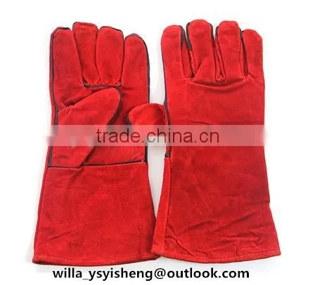 Custom argon welding leather gloves price good manufacturer