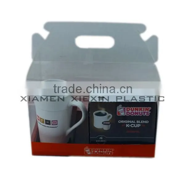 cheap pp plastic handle oem mug box