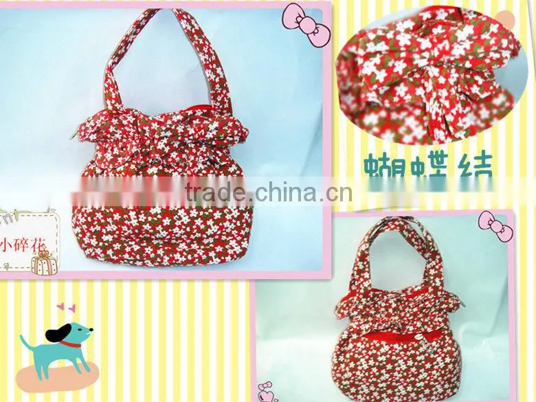 100% organic cotton fabric clear japanese fashion bags