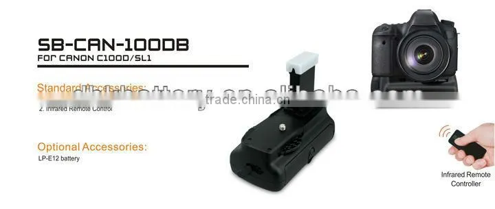 100D Battery Grip for CANON C100D / SL1
