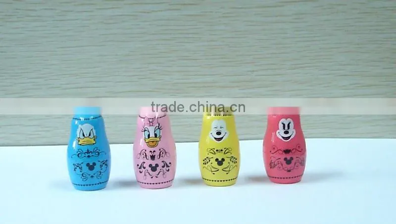 2015 cute animal wooden nesting doll , russion doll