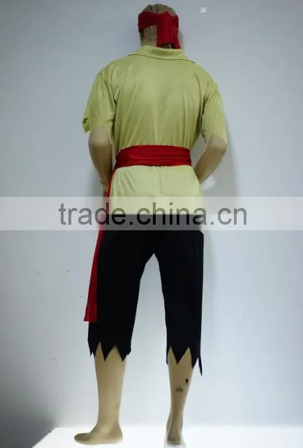 Wholesale New trends Cut Throat Pirate fancy dress instant costume