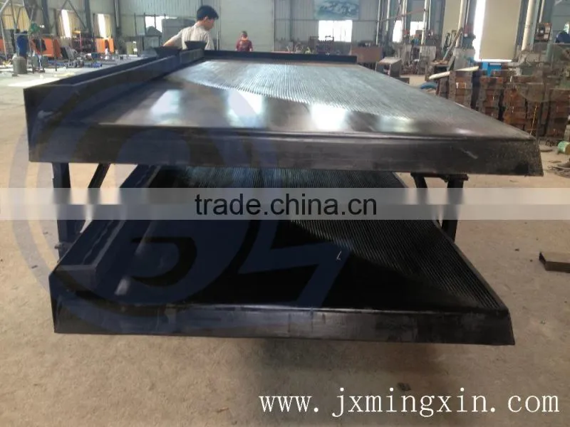 High capacity gold separation shaking table, Gold Mining Equipment Mineral Plant