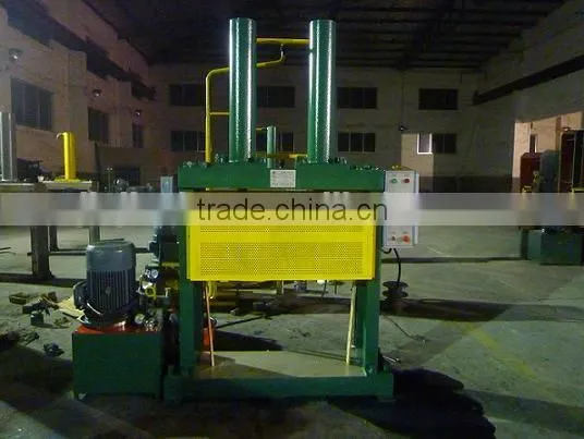 Hydraulic rubber bale cutter machine / rubber strip cutter