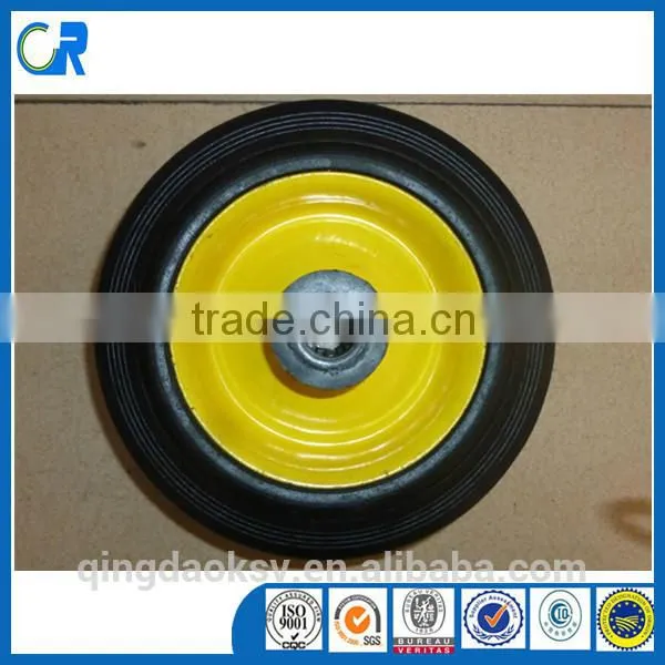 Qingdao yingzhu solid rubber wheel 6 inch