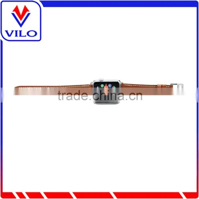 Genuine Leather Single Tour Bracelet Leather Band Strap For Apple Watch 38mm 42mm