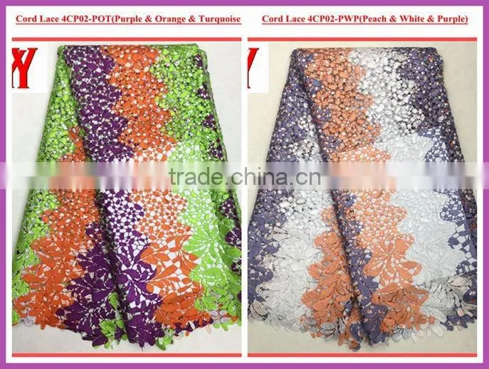 2016 new style cord lace / cord lace for wedding dress/ beaytiful embroidery for dressing