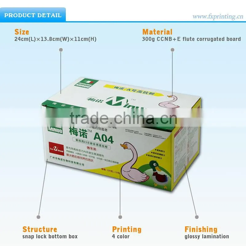 Professional Drug Paper Cardboard Box Packaging