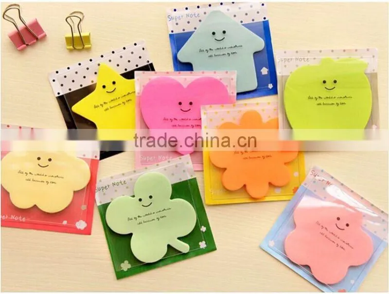 special shape lovely memo pad