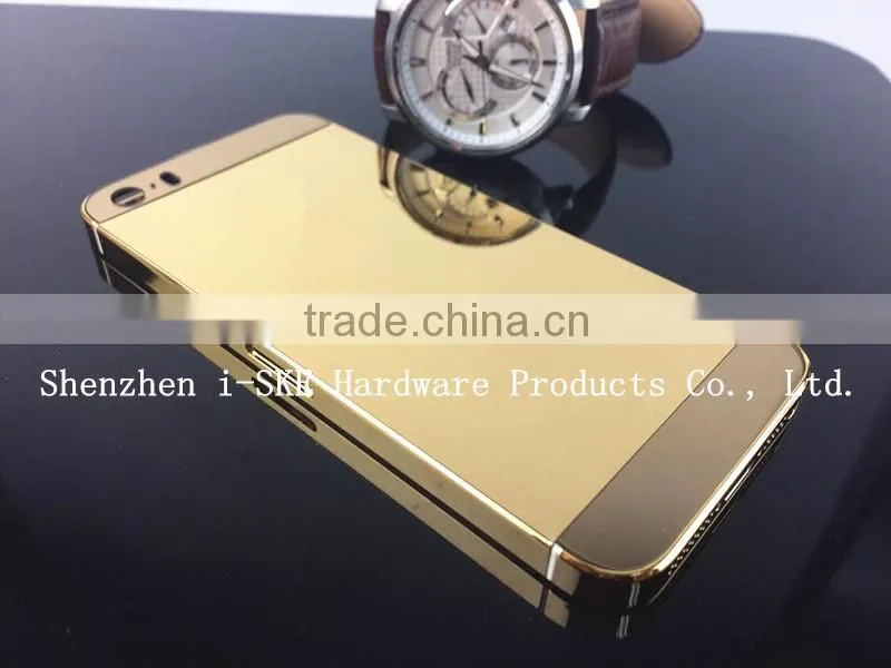 New product from China manufacturer for iPhone 5se gold plating housing
