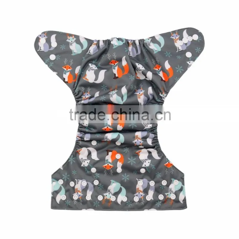 2016 Alva New Pattern Reusable Cloth Baby Diapers Wholesale Cloth Diaper