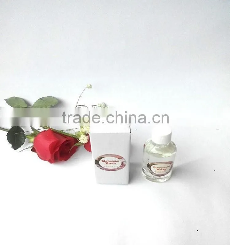 Wholesale Rose Aroma Scented Reed Diffuser And Craft Crystal Candle For Decoration