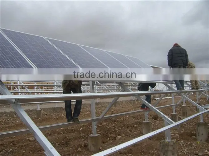Solar Ground Mounting System Photovoltaic Kit for 5kw Solar System
