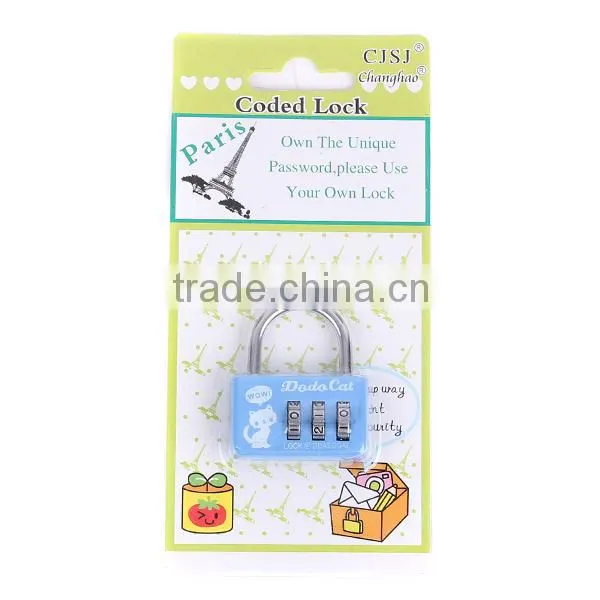 travel digital metal mechanic password lock