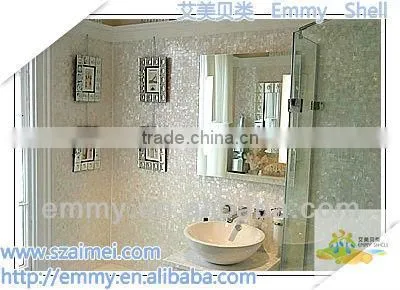 Browm mother of pearl mosaic tile shell mosaic wall tile wall panel