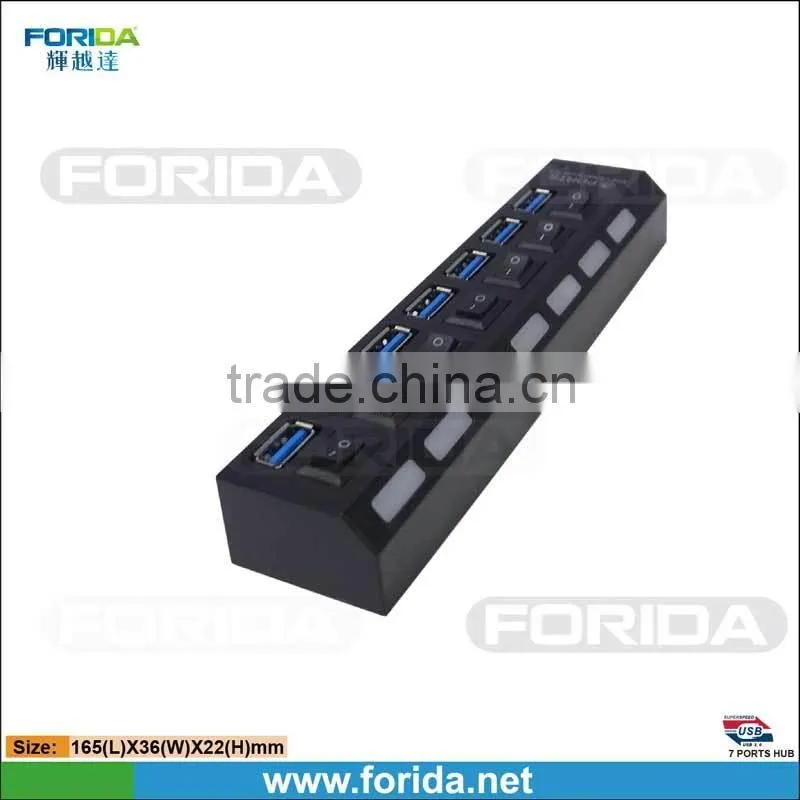 2014 new products portable usb hub power switch