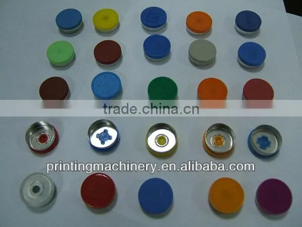 Automatic multicolor aluminum bottle caps printing machine