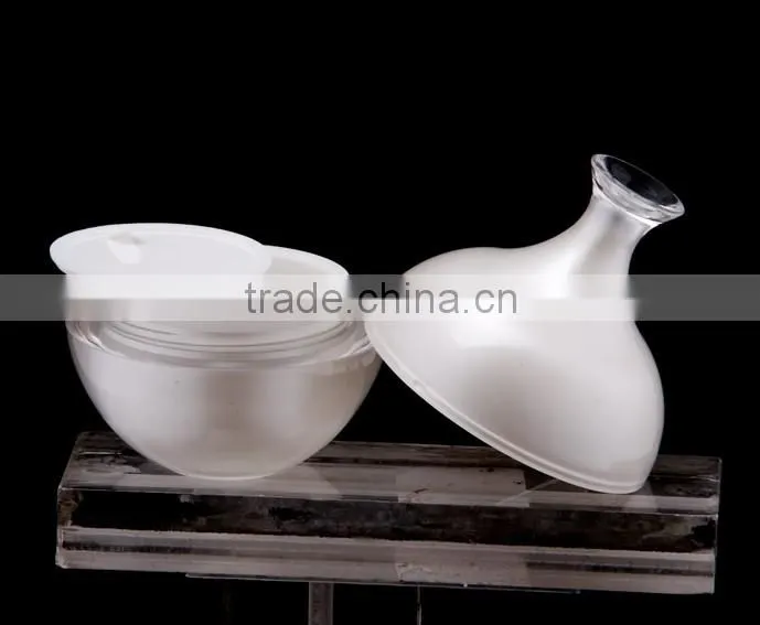 Mini Double Wall Clear Plastic Acrylic Jar for Luxury Cosmetic