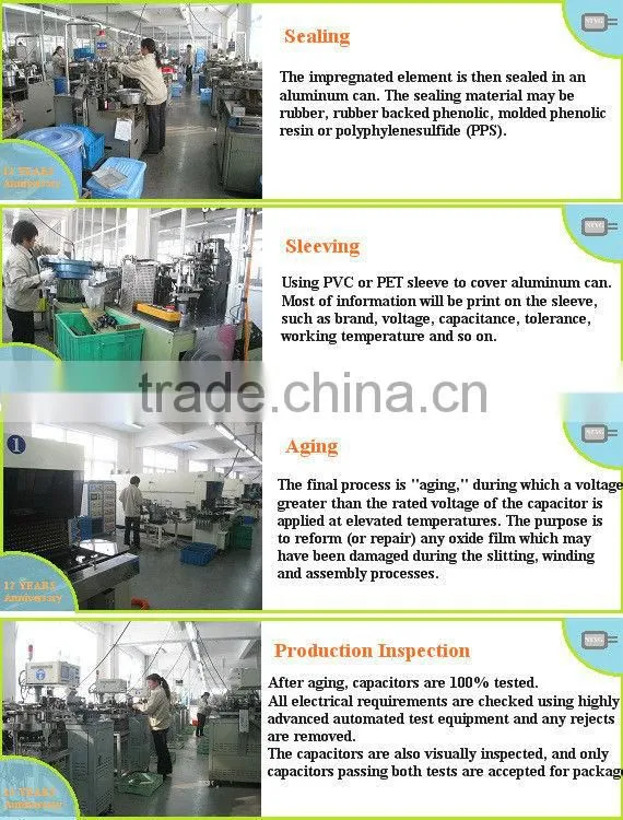 Low ESR aluminum electrolytic capacitor e-cap 100V