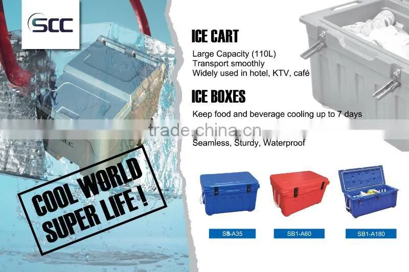Rotomold cooler box, drink cooler, botttle cooler