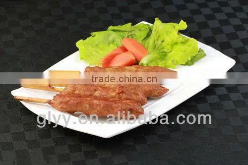 Bamboo BBQ skewers,flat bbq skewer,fiberglass stick