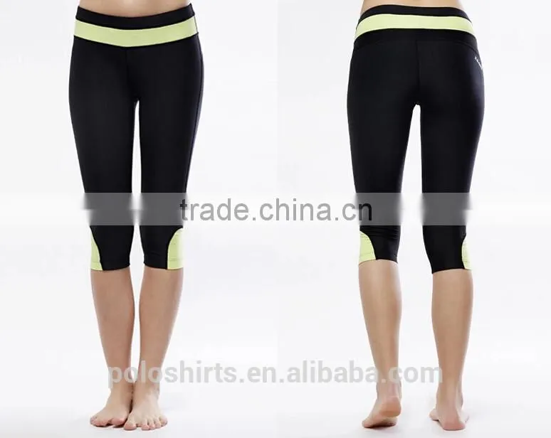 Ladies 87% Polyester 13% Spandex Running Wear Dri-Fit Gym Pants for Women