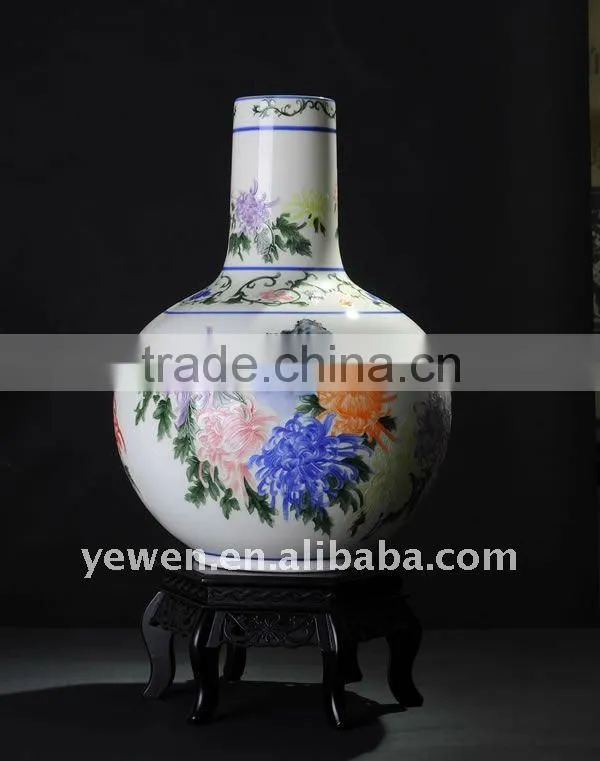 ceramic flower vase