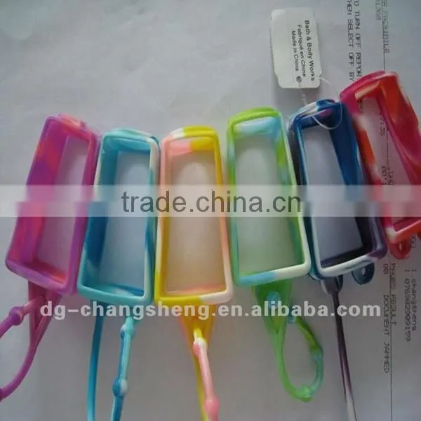 2014 Handsanitizer bath&body bottle silicone holder, Silicone gel holder,bottle holder with diamond in colorful ,factory price