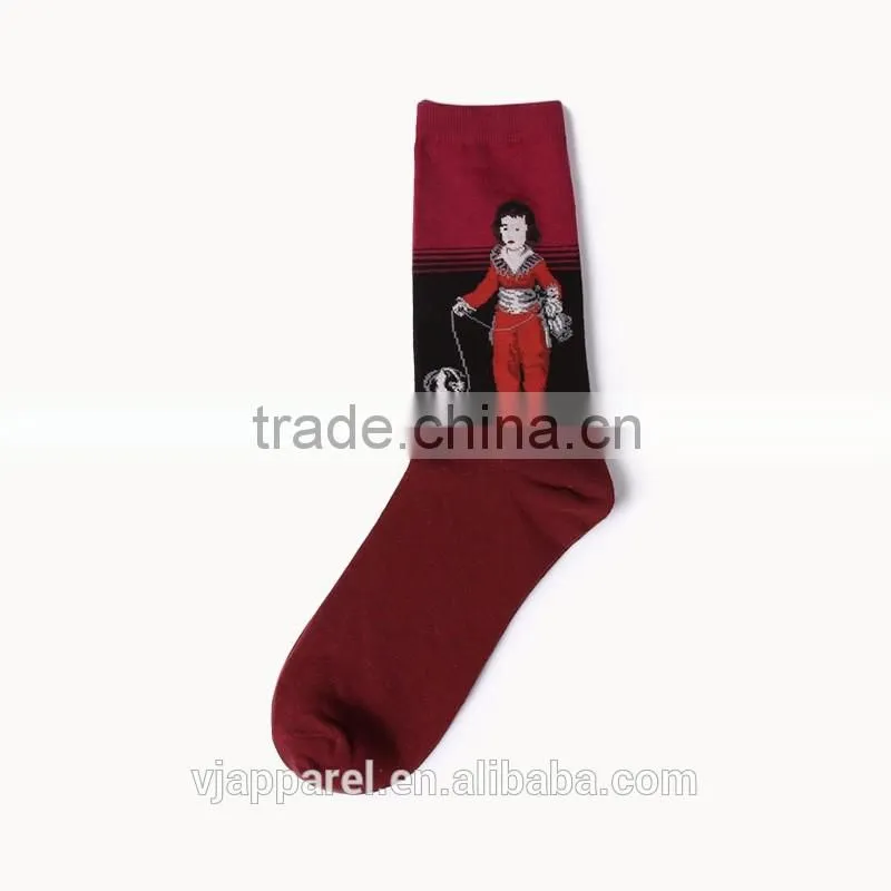 Painting Art Men Women Socks Funny Novelty Starry Night Vintage Retro Socks