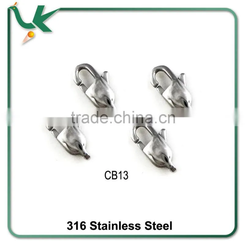 Wholesale 316 Stainless steel Lobster clasps