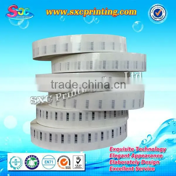 Full color blank customized printing pvc clear sticker roll label paper